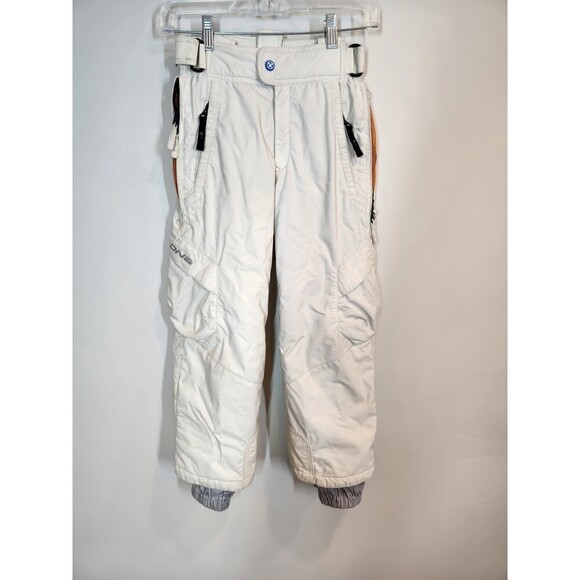 Descente DNA ivory kids Snow Pants size 8 - Picture 1 of 9